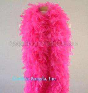 Pink Feather Boa with led lights