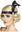 Women with flapper headband