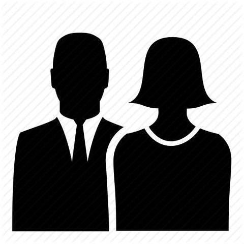 Adult Male and Female Symbol Icon